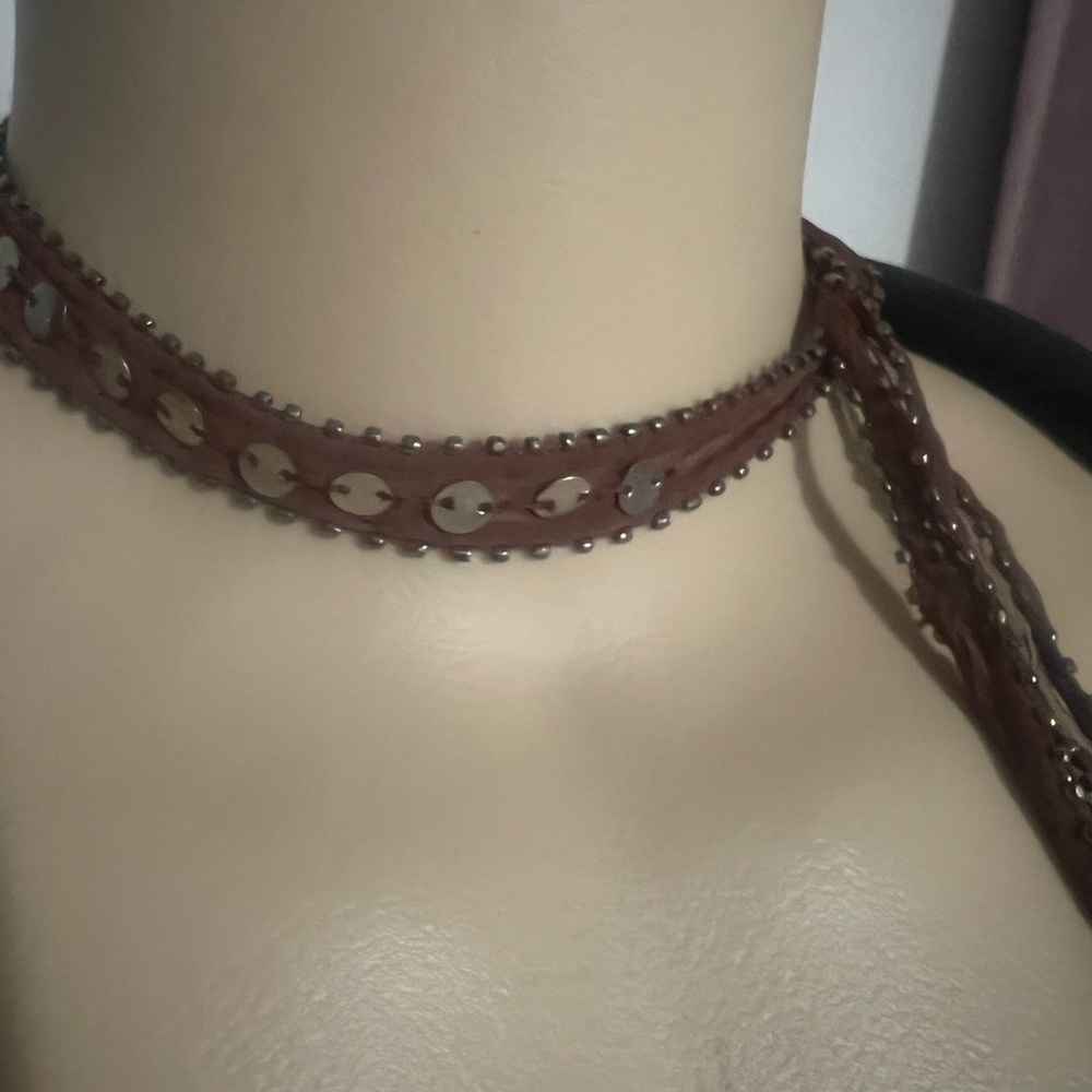Chan Luu Brown Beaded Choker